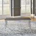 Liberty Furniture Ocean Isle Bench (RTA) in Antique White with Weathered Pine - Furniture World