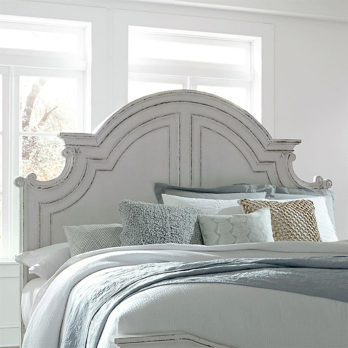 Liberty Magnolia Manor Queen Panel Headboard in Antique White - Furniture World
