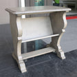 Liberty Abbey Road Library Chair Side Table in Porcelain White - Furniture World