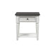 Liberty Allyson Park Drawer End Table in Wirebrushed White - Furniture World
