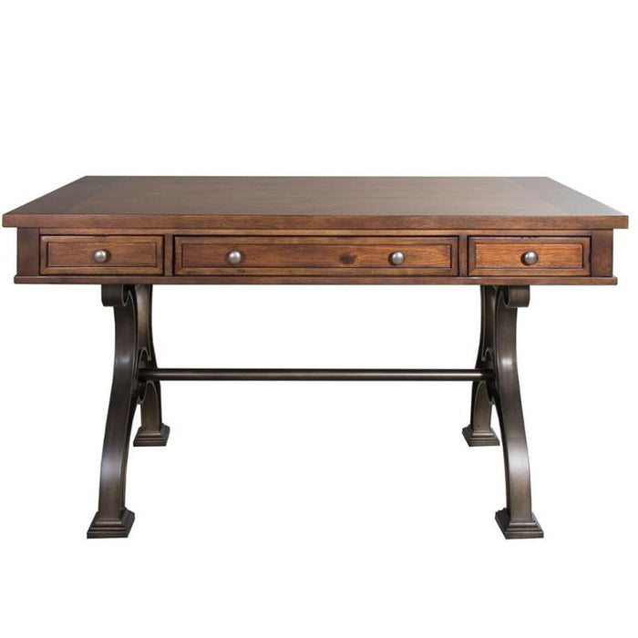 Liberty Arlington House Writing Desk in Cobblestone Brown - Furniture World