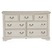 Liberty Funiture Bayside Drawer Dresser in Antique White - Furniture World