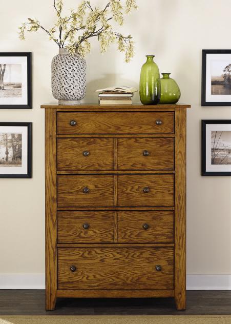 Liberty Furniture Grandpa's Cabin Chest in Age Oak - Furniture World