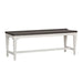 Liberty Furniture Allyson Park Wood Seat Bench in Wirebrushed White - Furniture World
