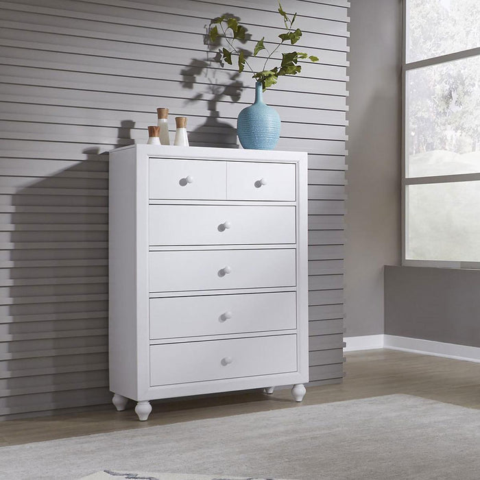 Liberty Furniture Cottage View Drawer Chest in White - Furniture World