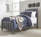 Liberty Furniture Cottage View Full Panel Bed in Dark Gray - Furniture World
