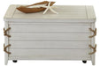 Liberty Furniture Dockside II Storage Trunk in White - Furniture World