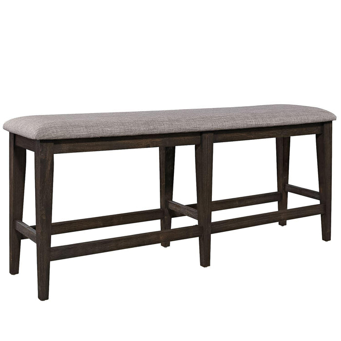 Liberty Furniture Double Bridge Counter Bench (RTA) in Dark Chestnut - Furniture World