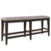Liberty Furniture Double Bridge Counter Bench (RTA) in Dark Chestnut - Furniture World