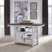 Liberty Furniture Farmhouse Gathering Table in White/Oak - Furniture World
