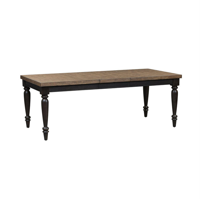Liberty Furniture Harvest Home Rectangular Leg Dining Table in Chalkboard - Furniture World