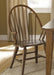Liberty Furniture Hearthstone Windsor Back Arm Chair in Rustic Oak (Set of 2) - Furniture World