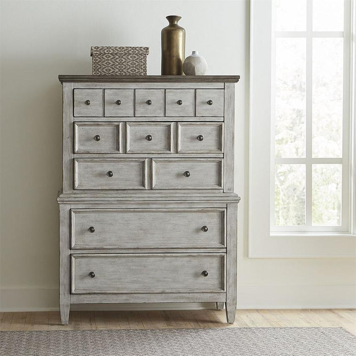 Liberty Furniture Heartland Drawer Chest in Antique White - Furniture World