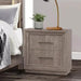 Liberty Furniture Horizons 2 Drawer Nightstand with Charging Station in Graystone - Furniture World
