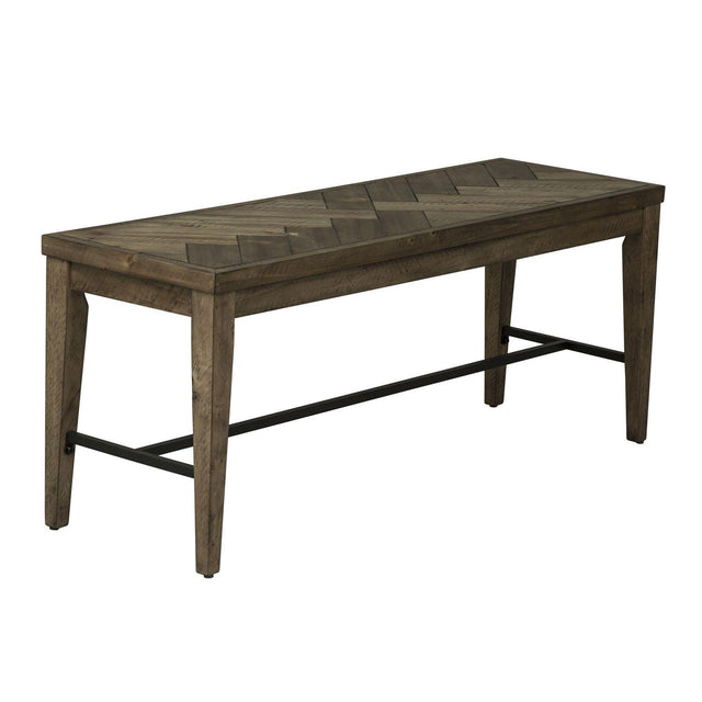 Liberty Furniture Horizons Bench (RTA) in Rustic Caramel - Furniture World
