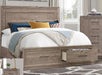 Liberty Furniture Horizons Queen Panel Storage Bed in Graystone - Furniture World