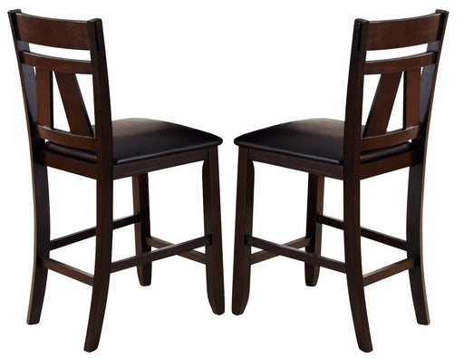 Liberty Furniture Lawson Splat Back Counter Chair (Set of 2) in Light/Dark Expresso - Furniture World
