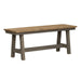 Liberty Furniture Lindsey Farm Backless Bench (RTA) in Gray and Sandstone - Furniture World