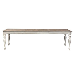 Liberty Furniture Magnolia Manor Rectangular Leg Table in Antique White - Furniture World