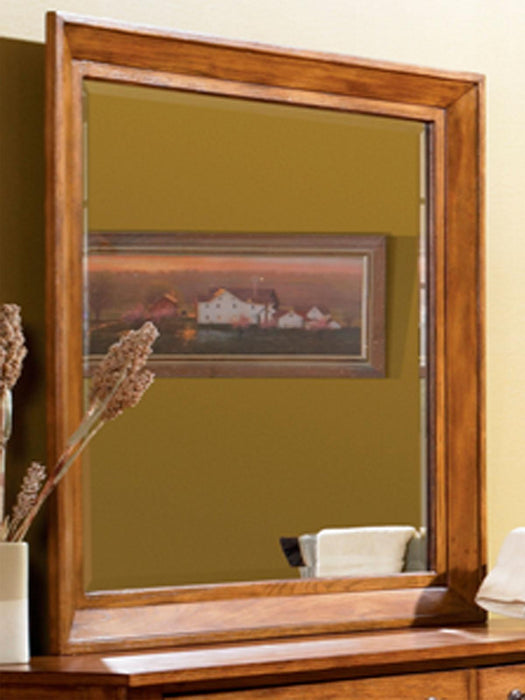 Liberty Furniture Grandpa's Cabin Mirror in Age Oak - Furniture World