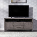 Liberty Furniture Modern Farmhouse 66" Entertainment Console in Dusty Charcoal - Furniture World