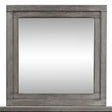Liberty Furniture Modern Farmhouse Mirror in Dusty Charcoal - Furniture World