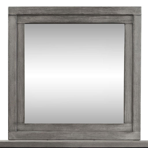 Liberty Furniture Modern Farmhouse Mirror in Dusty Charcoal - Furniture World