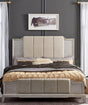 Liberty Furniture Montage Queen Upholstered Bed in Platinum - Furniture World