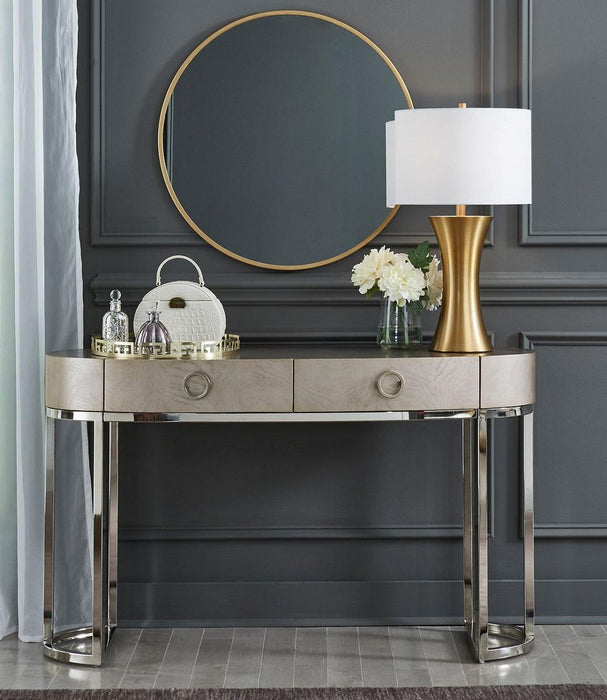 Liberty Furniture Montage Vanity in Platinum - Furniture World