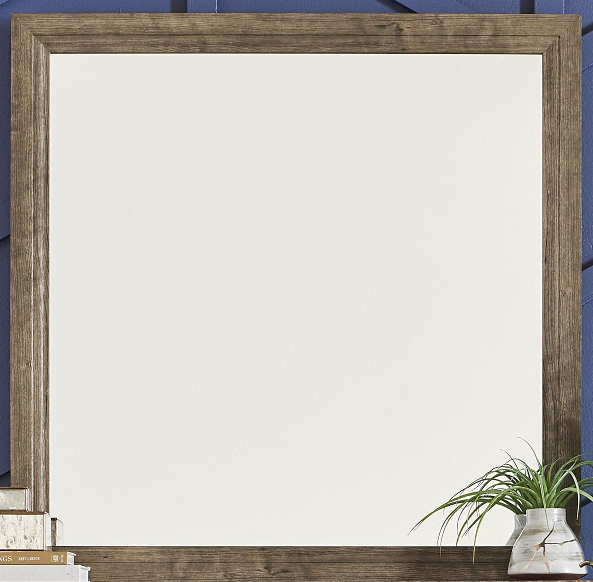 Liberty Furniture Ridgecrest Mirror in Cobblestone - Furniture World