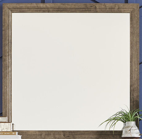 Liberty Furniture Ridgecrest Mirror in Cobblestone - Furniture World