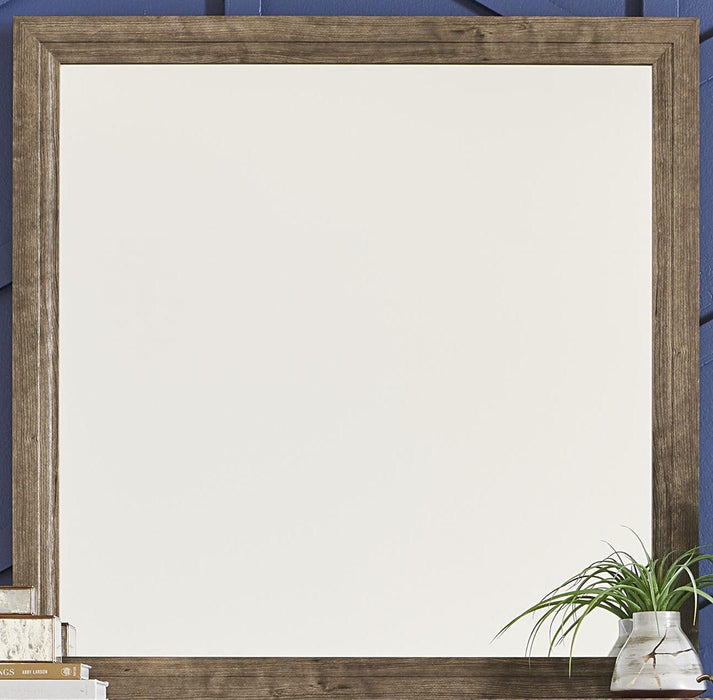 Liberty Furniture Ridgecrest Mirror in Cobblestone - Furniture World