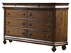 Liberty Furniture Rustic Traditions 8 Drawer Dresser in Rustic Cherry - Furniture World