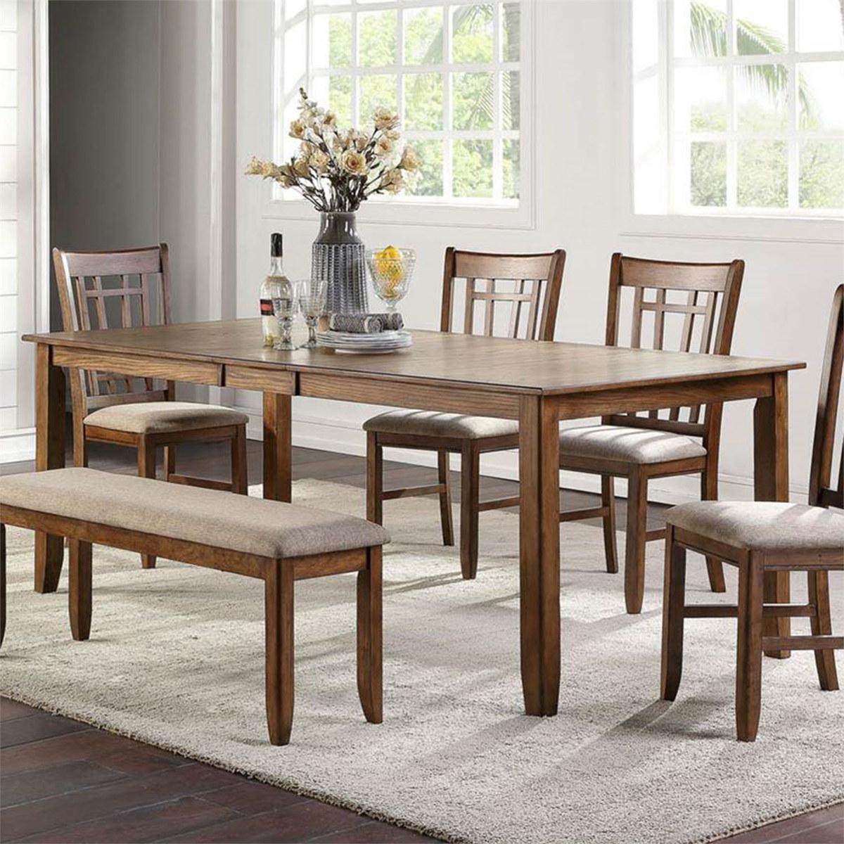 Liberty Furniture Santa Rosa II Rectangular Leg Table in Antique Honey - Furniture World