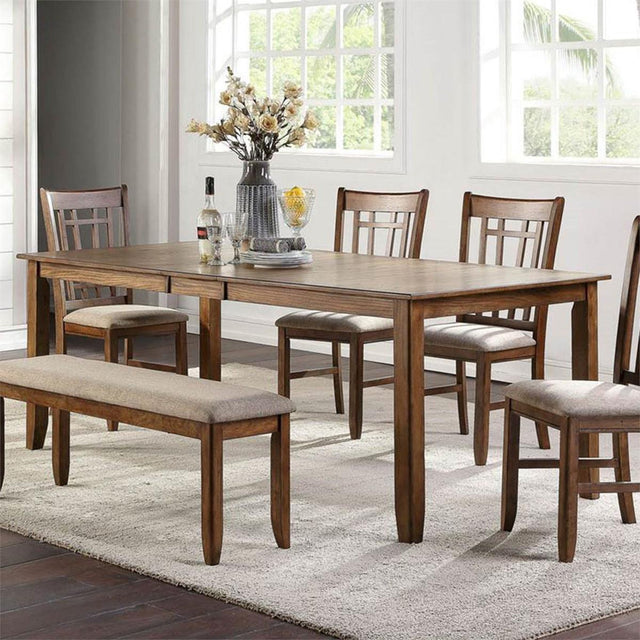 Liberty Furniture Santa Rosa II Rectangular Leg Table in Antique Honey - Furniture World