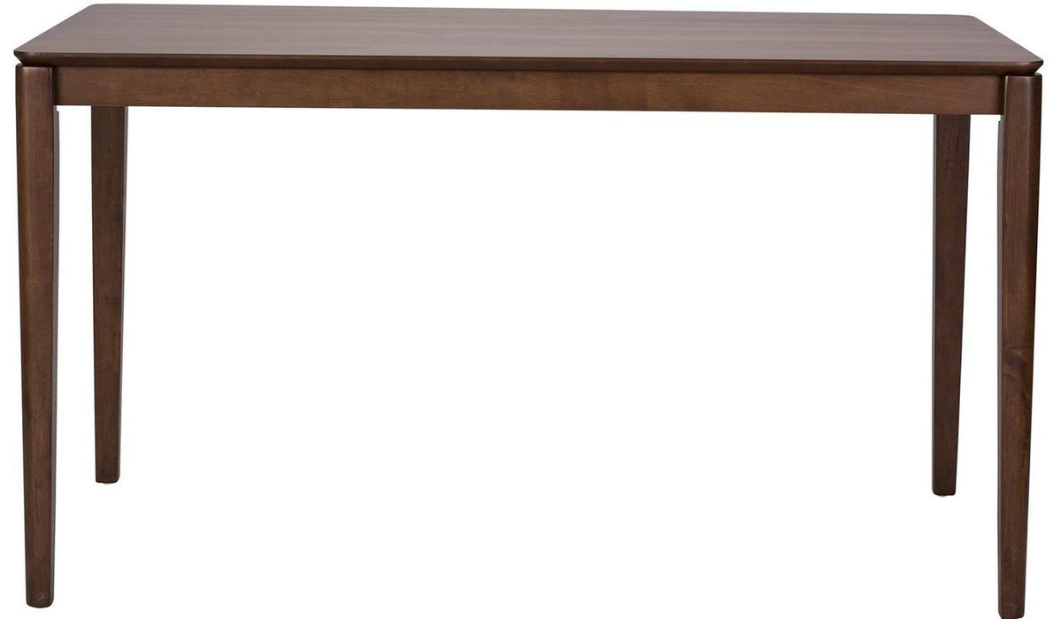 Liberty Furniture Space Saver Rectangular Leg Table in Satin Walnut - Furniture World