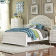 Liberty Furniture Stardust Full Panel Bed in Iridescent White - Furniture World
