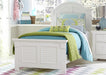 Liberty Furniture Summer House Full Panel Bed in Oyster White - Furniture World