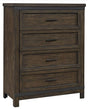 Liberty Furniture Thornwood Hills 4 Drawer Chest in Rock Beaten Gray - Furniture World