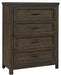 Liberty Furniture Thornwood Hills 4 Drawer Chest in Rock Beaten Gray - Furniture World