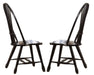 Liberty Furniture Treasures Sheaf Back Side Chair in Black (Set of 2) - Furniture World