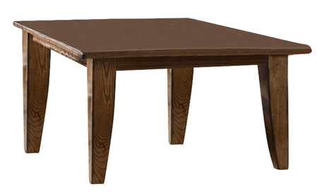 Liberty Furniture Treasures Retractable Leg Table in Rustic Oak Finish - Furniture World