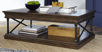 Liberty Furniture Tribeca Rectangular Cocktail Table in Cordovian Brown - Furniture World