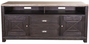 Liberty Heatherbrook 66" TV Console in Charcoal & Ash - Furniture World