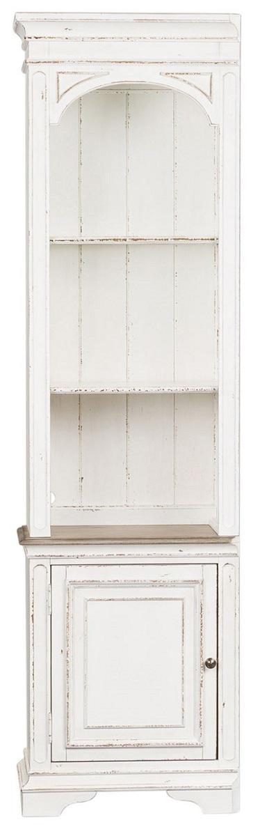 Liberty Magnolia Manor Left Pier in Antique White - Furniture World
