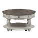 Liberty Magnolia Manor Round Cocktail Table in Antique White - Furniture World