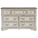 Liberty Magnolia Manor Seven Drawer Dresser in Antique White - Furniture World