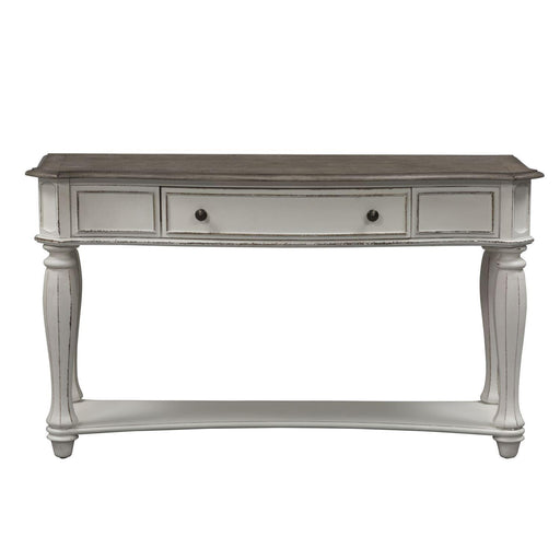 Liberty Magnolia Manor Sofa Table in Antique White - Furniture World