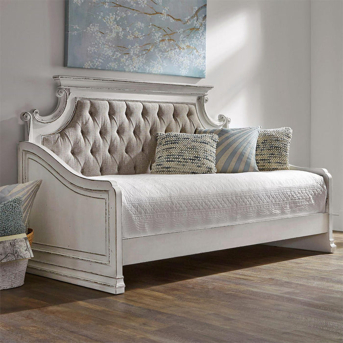 Liberty Magnolia Manor Twin Trundle Daybed in Antique White - Furniture World