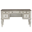 Liberty Magnolia Manor Vanity Desk in Antique White - Furniture World